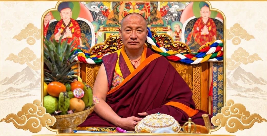 Jabthrul and Kago with Gyetshog Lopen Tenzin Norbu