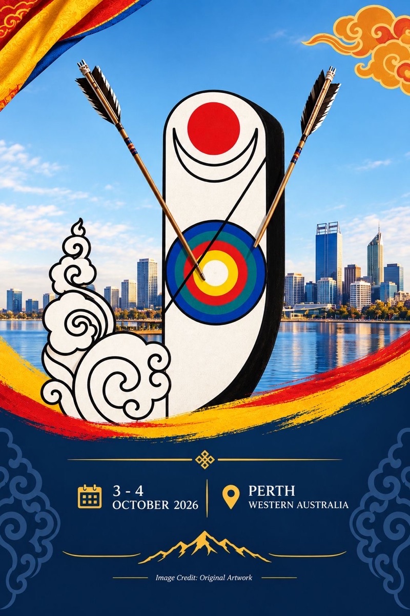 State Level Bhutanese Traditional Archery Match: Perth vs. Canberra
